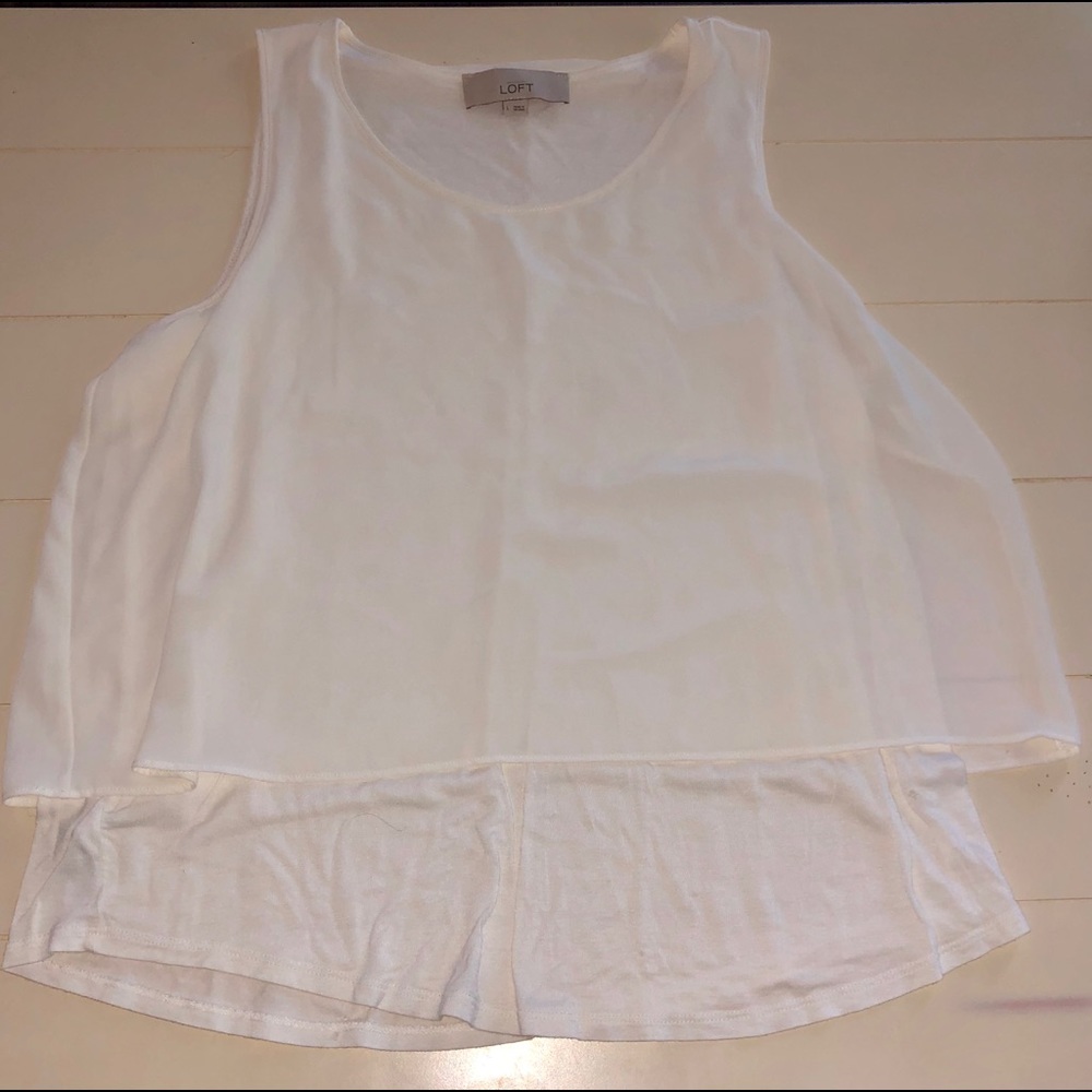LOFT Mixed Media Top